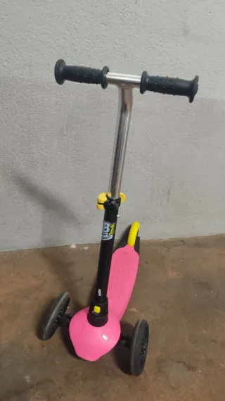 Patinete infantil Oxelo B1 3 ruedas rosa