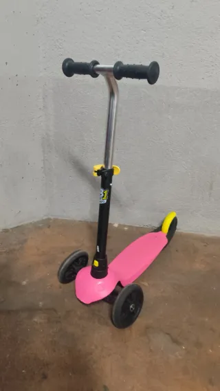Patinete infantil Oxelo B1 3 ruedas rosa