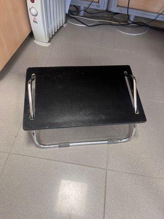Reposapiés ergonómico madera y metal