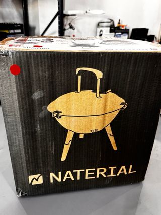 Barbacoa Carbón NATERIAL Phoenix Nomad Negra