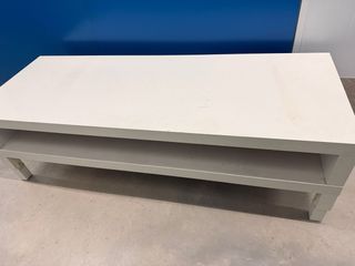 Mueble TV IKEA LACK blanco con balda