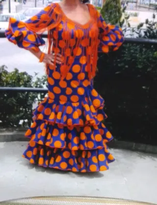 Traje Flamenca Talla 44 Modista