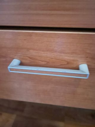 Mueble recibidor entradita madera y metal