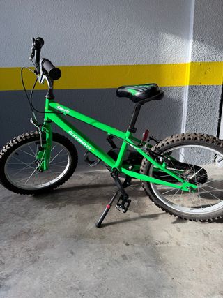 Bicicleta niño 18” + casco