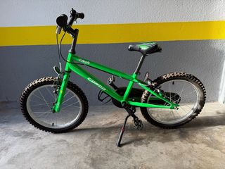 Bicicleta niño 18” + casco