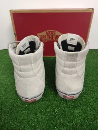 Zapatillas Vans SK8-Hi Blancas y Grises