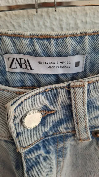 Pantalón vaquero Zara mujer Talla 34