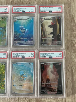 Lote Pokemon 151 PSA 9