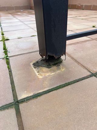 Pérgola metálica para reparar 4x3x2