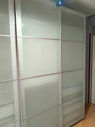 2 Armarios modulares con zapatero y cajones