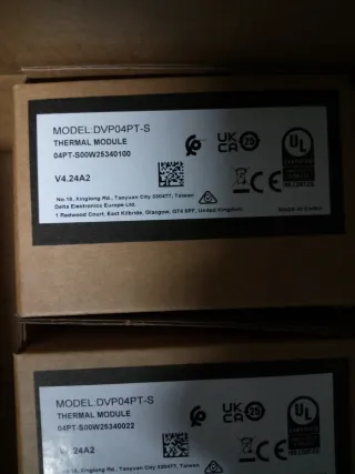 Módulo Expansión Temperatura Delta DVP04PT-S