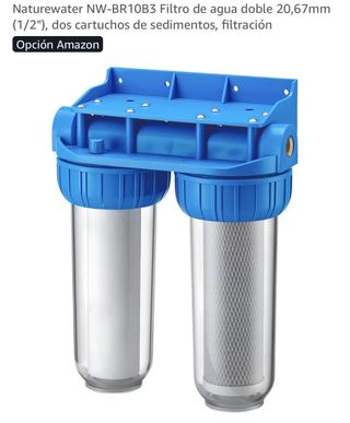 Filtro Agua Doble Naturewater NW-BR10B3
