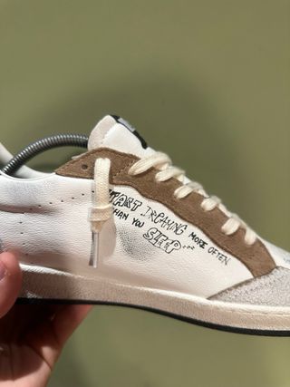 Golden Goose Ballstar Marrones y Blancas