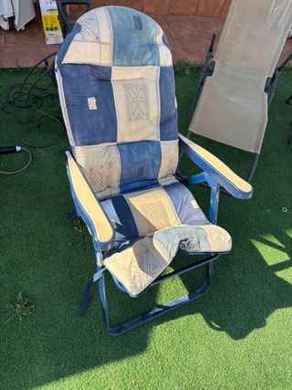 Hamacas de Jardín Tela y Metal