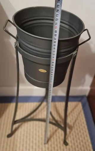 Hielera (enfria botellas) UNOPIU (Italia)+soporte