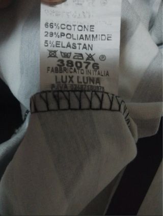 Camiseta Lux Luna Talla M/L Negra y Blanca