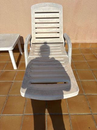 2 Lettini e Tavolino da Esterno