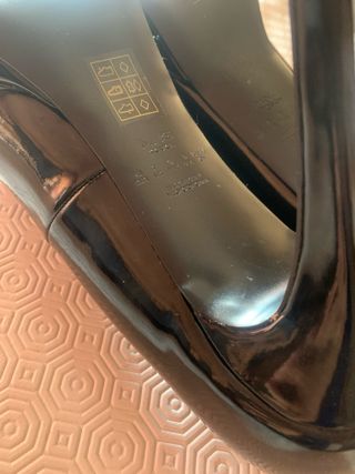 Décolleté lucide nere Mango Touch Tg 40