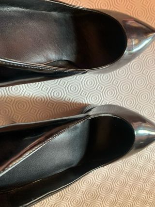 Décolleté lucide nere Mango Touch Tg 40