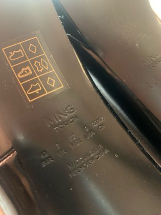 Décolleté lucide nere Mango Touch Tg 40