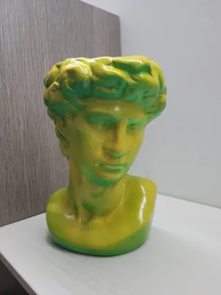 Vaso David Michelangelo pop art