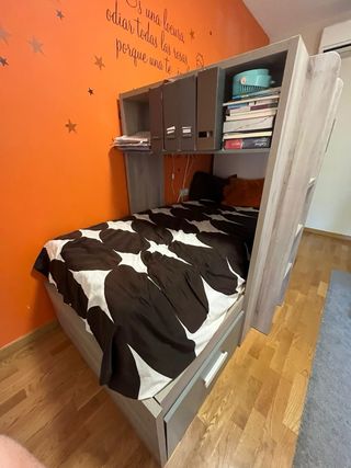 Litera madera y tela