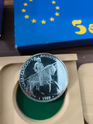 Lote 1 ECU y 5 ECU 1989