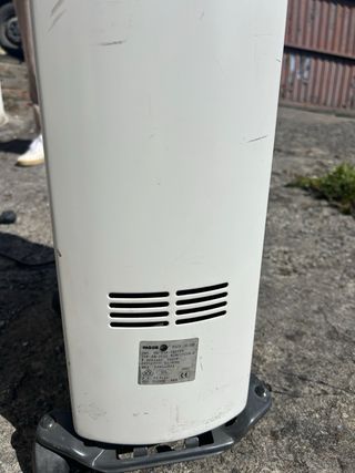 Radiador eléctrico blanco