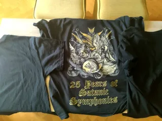 Lote 3 Camisetas Black Metal