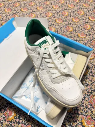 Zapatillas Mustang Blancas Gris Verdes Talla 39