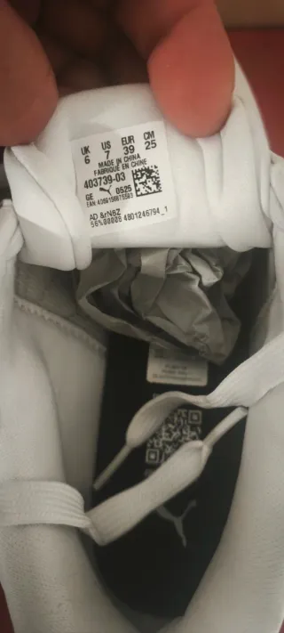 Zapatillas Puma Blancas y Azules