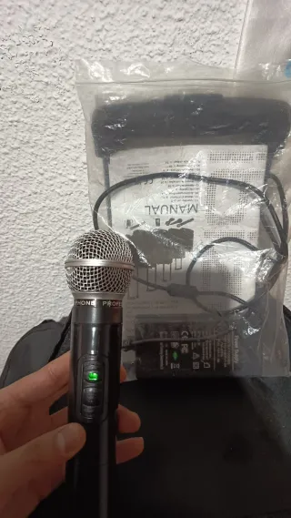 Altavoz Ibiza Portátil Bluetooth 2xUHF