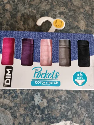 Pack 5 Slips DIM Coton Stretch Talla L