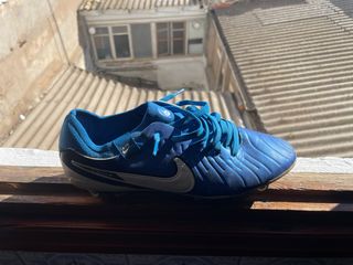 Botas de fútbol Nike Tiempo azules
