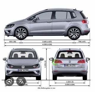 Piloto Trasero VW Golf Sportvan 2014