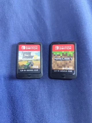 Farming Simulator y Minecraft Switch cambio