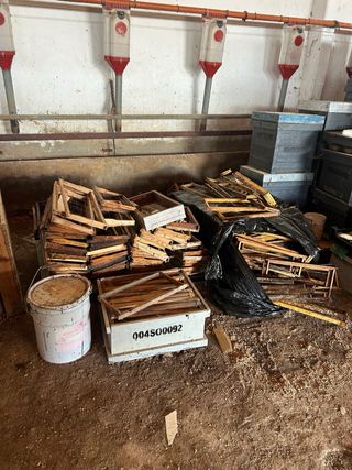 Lote material apicultura colmenas