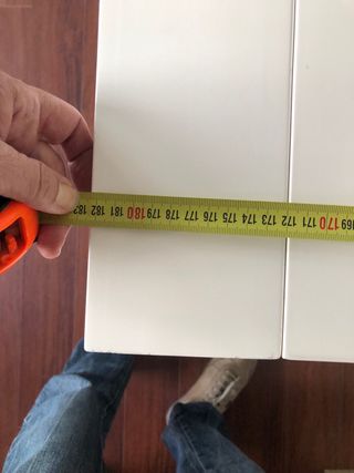 Mesa comedor blanca 120x127 Extensible y 6 sillas