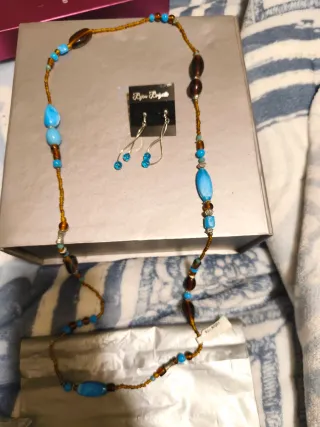 Conjunto Collar y Pendientes Bijou Brigitte