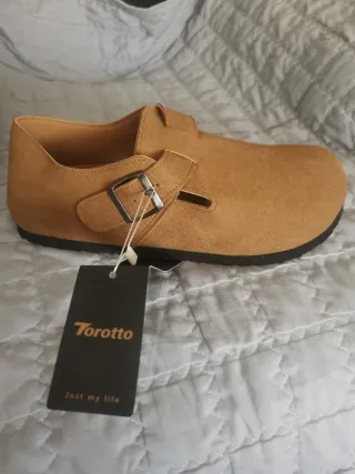 Zuecos Torotto Marrones Talla 41