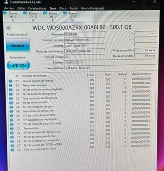 Disco Duro WD 500GB SATA WD5000AZRX