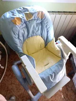 Trona de bebé azul