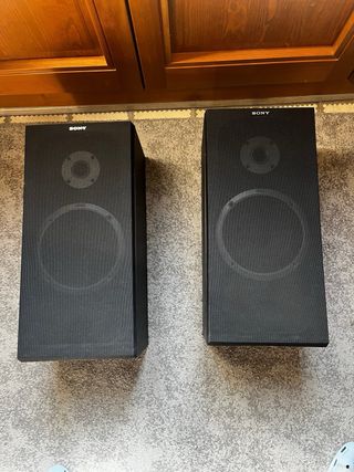 Altavoces Sony Vintage Negros