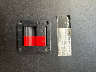 Altavoces Sony Vintage Negros