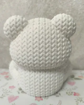 Oso de peluche impresión 3D con corazón