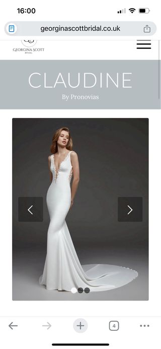 Vestido Novia Pronovias Claudine Talla XS
