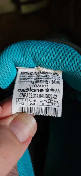 Zapatillas montaña Quechua Talla 42