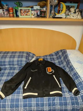 Chaqueta Bomber Zara Negra Talla M