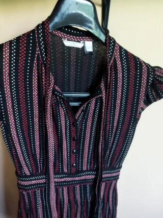 Vestido Mango Talla S/36 Rayas