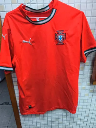 Camiseta Portugal Talla L Puma Naranja
